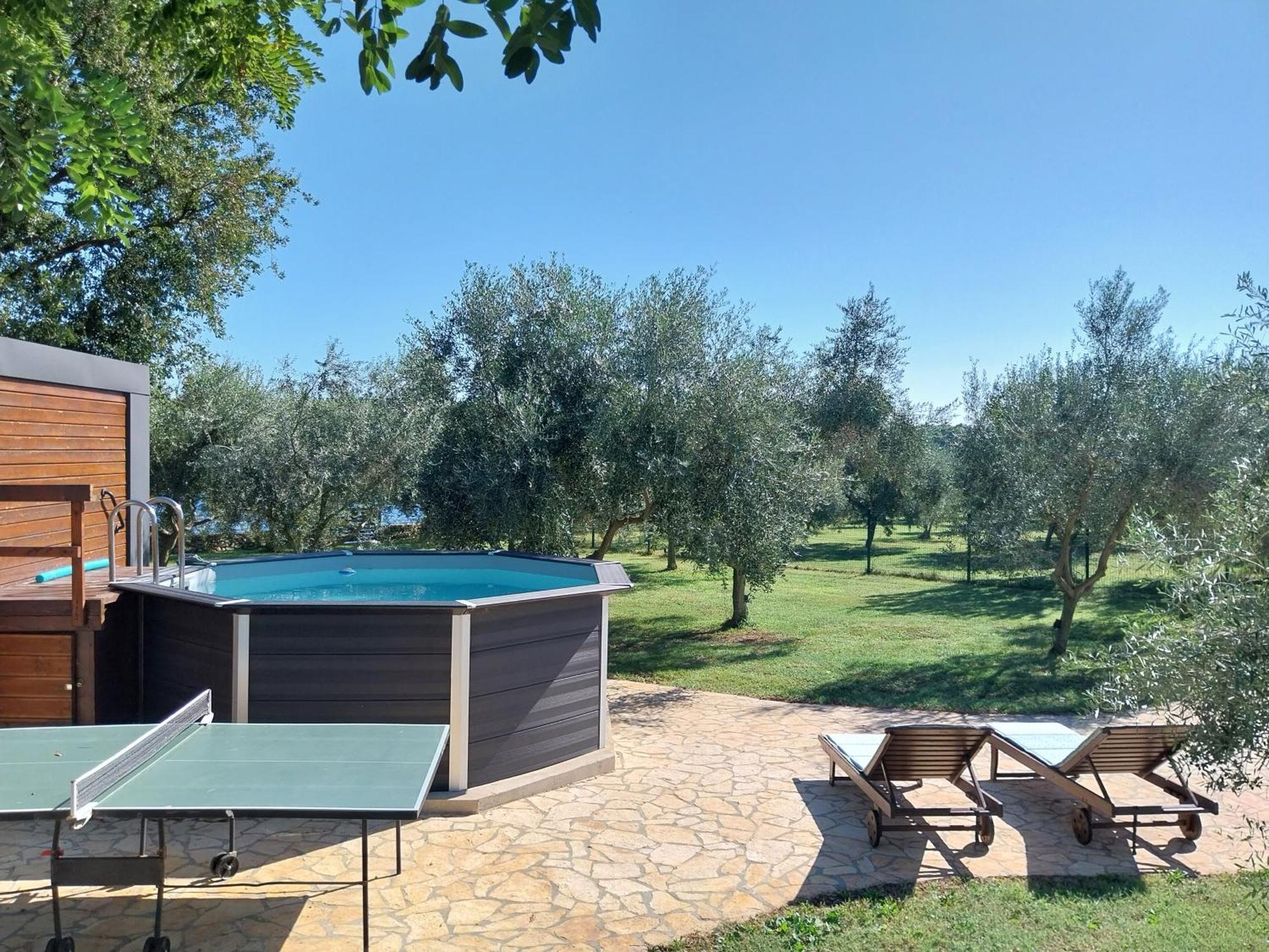 Beach House Ive With Jacuzzi, Pool, Playground And Bbq In An Olive Grove With A Beach, Pomer - Istria Exterior foto
